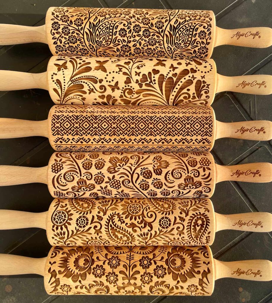 5 Unique Ways To Use An Engraved Rolling Pin 1 Algis Crafts Kaziuko Muge
